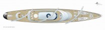 Sailing Yacht Maltese Falcon - Deck Layout